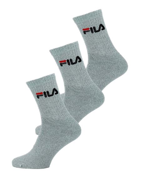 Fila 3 páras sport zokni szürke 35-38