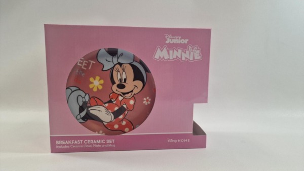 Minnie 3 részes kerámia étkészlet szett